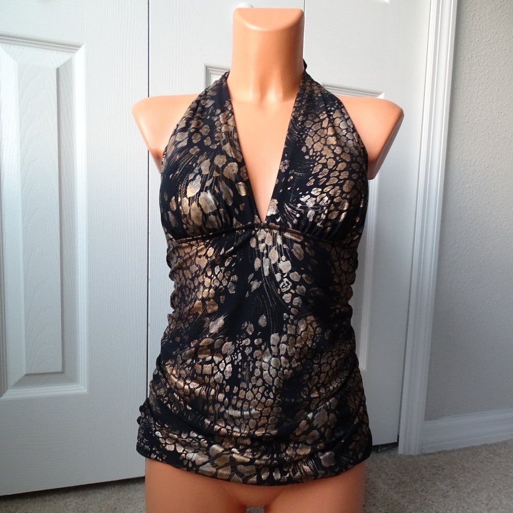 Magicsuit Gold Rush Traci Tankini Top Swimsuit 12